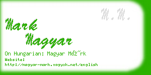 mark magyar business card